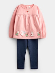 Jojo Maman Bébé Appliqué Tunic & Legging Set - Image 1 de 7