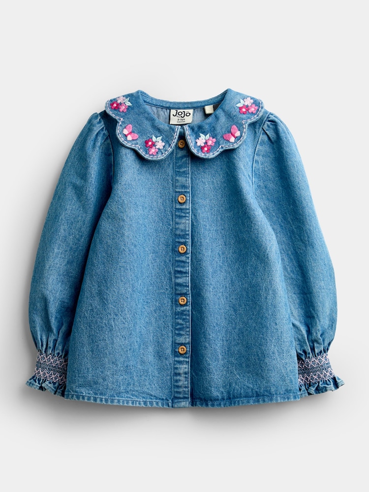 JoJo Maman Bébé Embroidered Shirt - Bild 1 av 4