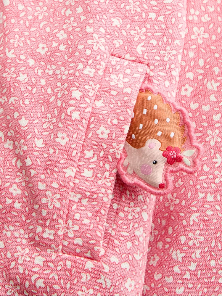 JoJo Maman Bébé Burgundy Red Woodland Reversible Hoodie - Image 8 of 8 JoJo Maman Bébé Burgundy Red Woodland Reversible Hoodie - Image 8 of 8