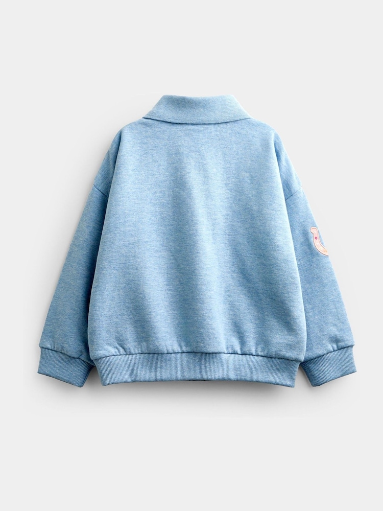 Jojo Maman Bébé Badge Appliqué Collared Sweatshirt - Bild 2 von 4 Jojo Maman Bébé Badge Appliqué Collared Sweatshirt - Bild 2 von 4