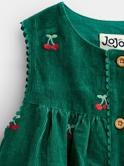 فستان كوردروي مطرَّز من JoJo Maman Bébé - صورة 3 من 5