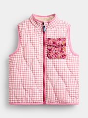 JoJo Maman Bébé Pink Ditsy 4-In-1 Jacket - Image 4 of 10