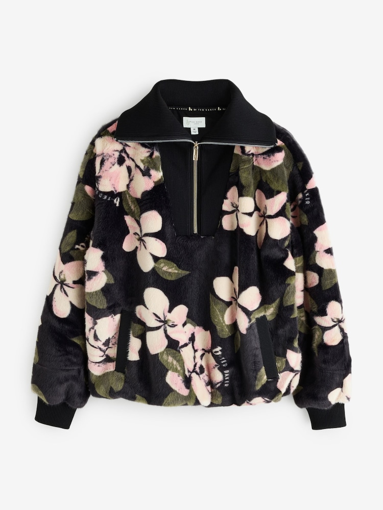 B by Ted Baker Zip Fur Lounge Top - Image 6 of 6 B by Ted Baker Zip Fur Lounge Top - Image 6 of 6