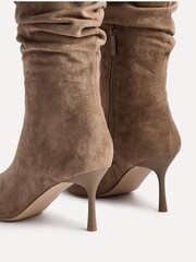 Linzi Rosenna Ruched High Leg Heeled Boots - תמונה 5 מתוך 5