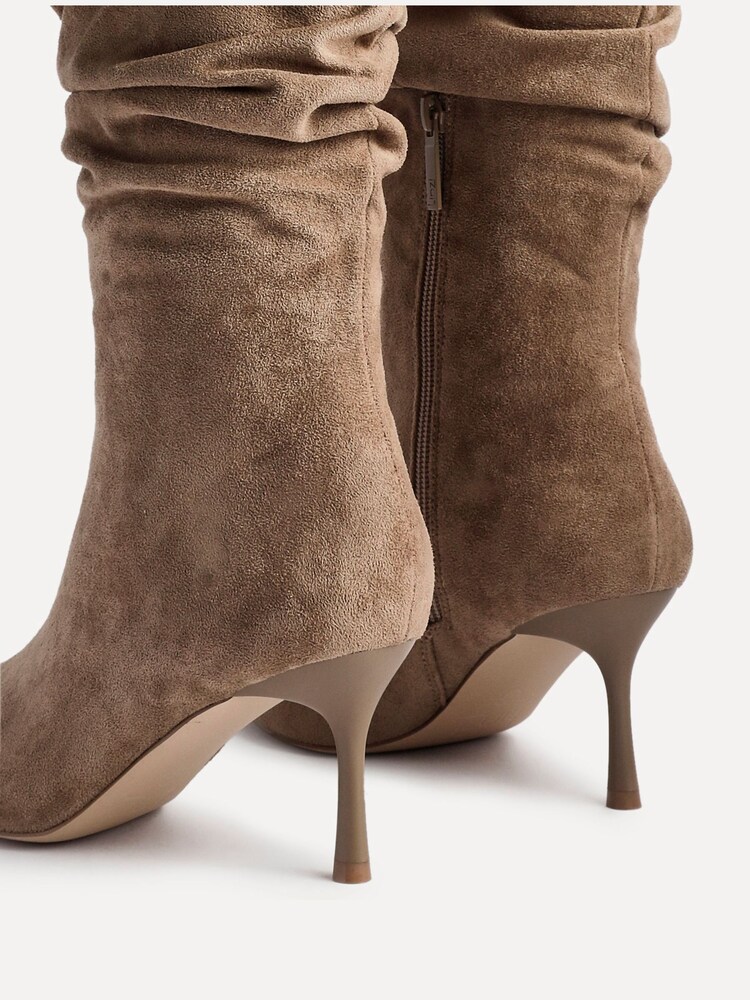 Linzi Rosenna Ruched High Leg Heeled Boots - תמונה 5 מתוך 5