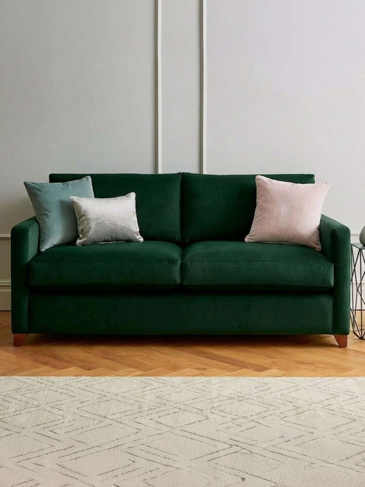 Willow & Hall Hunter Green Foxham Sofa Bed - Image 2 of 5