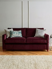 Willow & Hall Burgundy Red Foxham Sofa Bed - Image 1 of 5