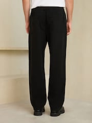 Sort - N. Premium bløde joggingbukser med Tencel-blanding - Billede 3 af 6