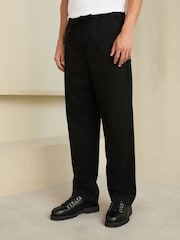 Sort - N. Premium bløde joggingbukser med Tencel-blanding - Billede 4 af 6