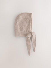 Oatmeal - Scarf Bonnet Hat - រូបភាព 1 នៃ 3