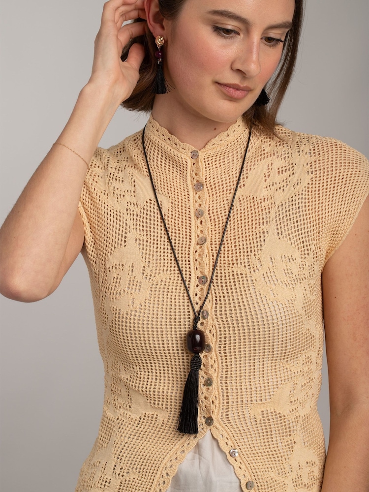 Tassel Long Pendant Necklace - Image 1 of 3