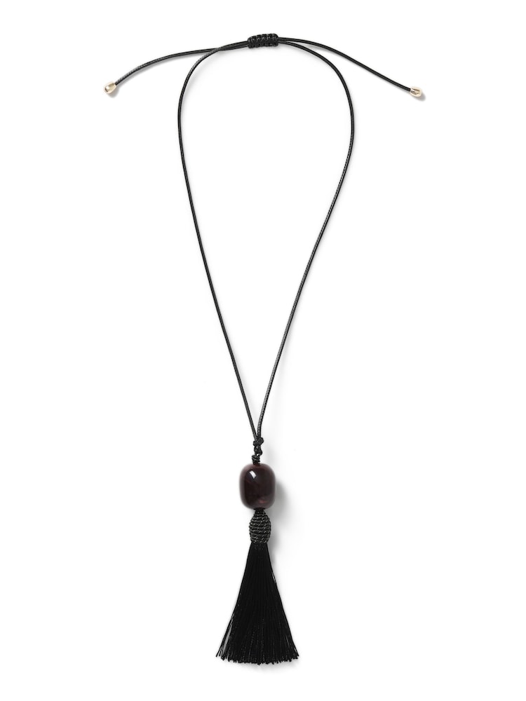 Tassel Long Pendant Necklace - Image 2 of 3