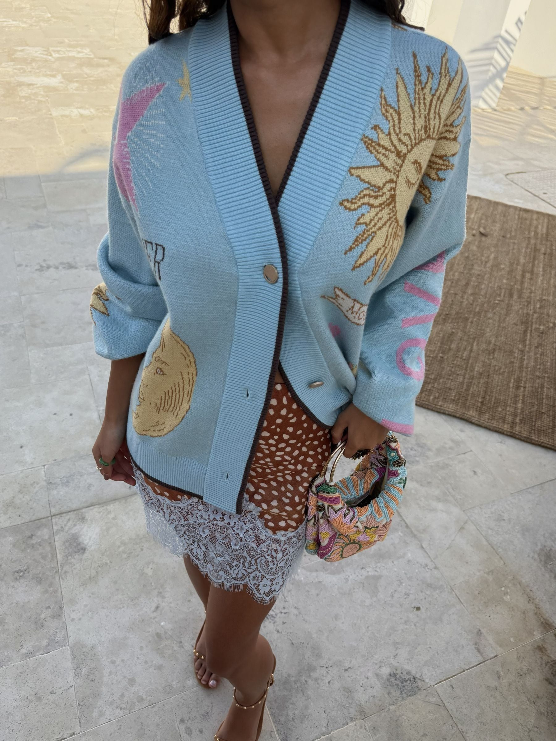 Buy Never Fully Dressed Blue Blue Mystical Cardigan from Next Romania