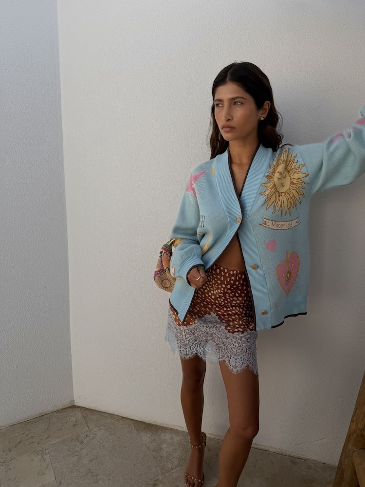 Never Fully Dressed Blue Blue Mystical Cardigan - Image 4 of 4 Never Fully Dressed Blue Blue Mystical Cardigan - Image 4 of 4