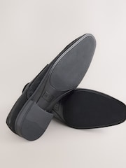 Black Snake Print Derby Shoes - Image 6 of 6