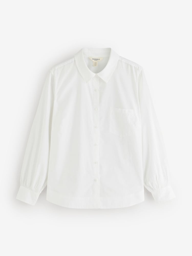 Seasalt Cornwall White Isla Shirt - Image 1 of 1