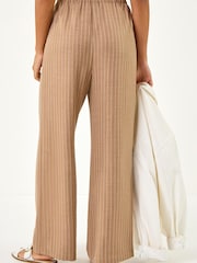 Roman Natural Stripe Trousers - Image 3 of 5