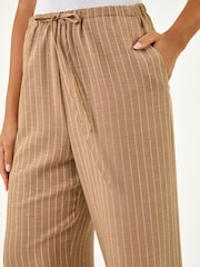 Roman Natural Stripe Trousers - Image 5 of 5