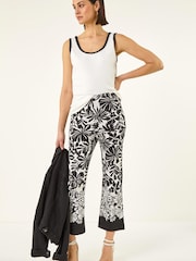 Roman Black Seam Detail Trousers - Image 2 of 5