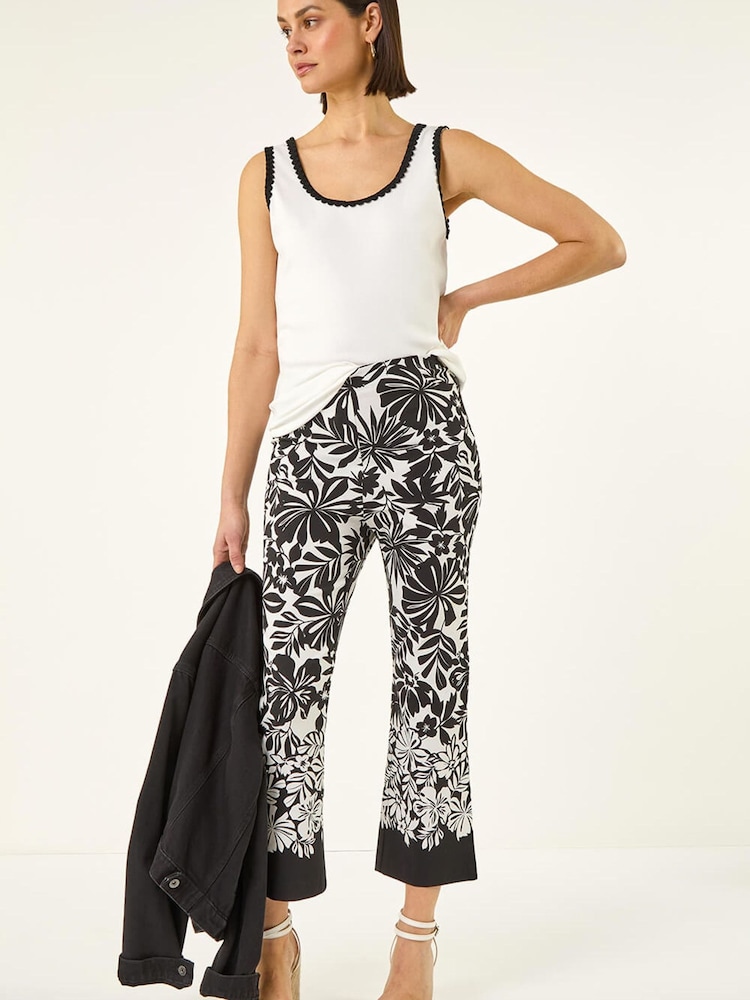 Roman Black Seam Detail Trousers - Image 2 of 5