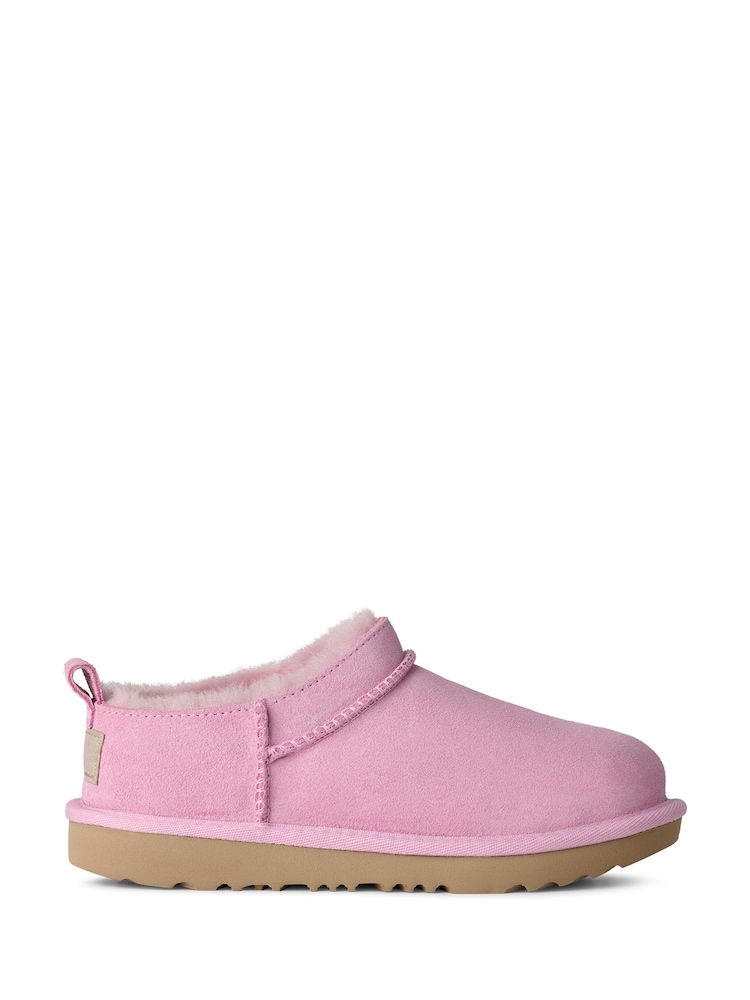 UGG Pink Classic Micro Boots - Image 1 of 5 UGG Pink Classic Micro Boots - Image 1 of 5