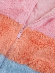 Little Bird Colourblock Fur Bomber Jacket - Image 11 of 11