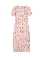 Yours Curve Black Soft Touch Midaxi Nightdresses 2 Pack - Image 8 of 9