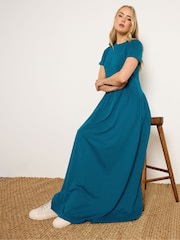 Long Tall Sally Blue Asymmetric Maxi Dress - Image 2 of 5