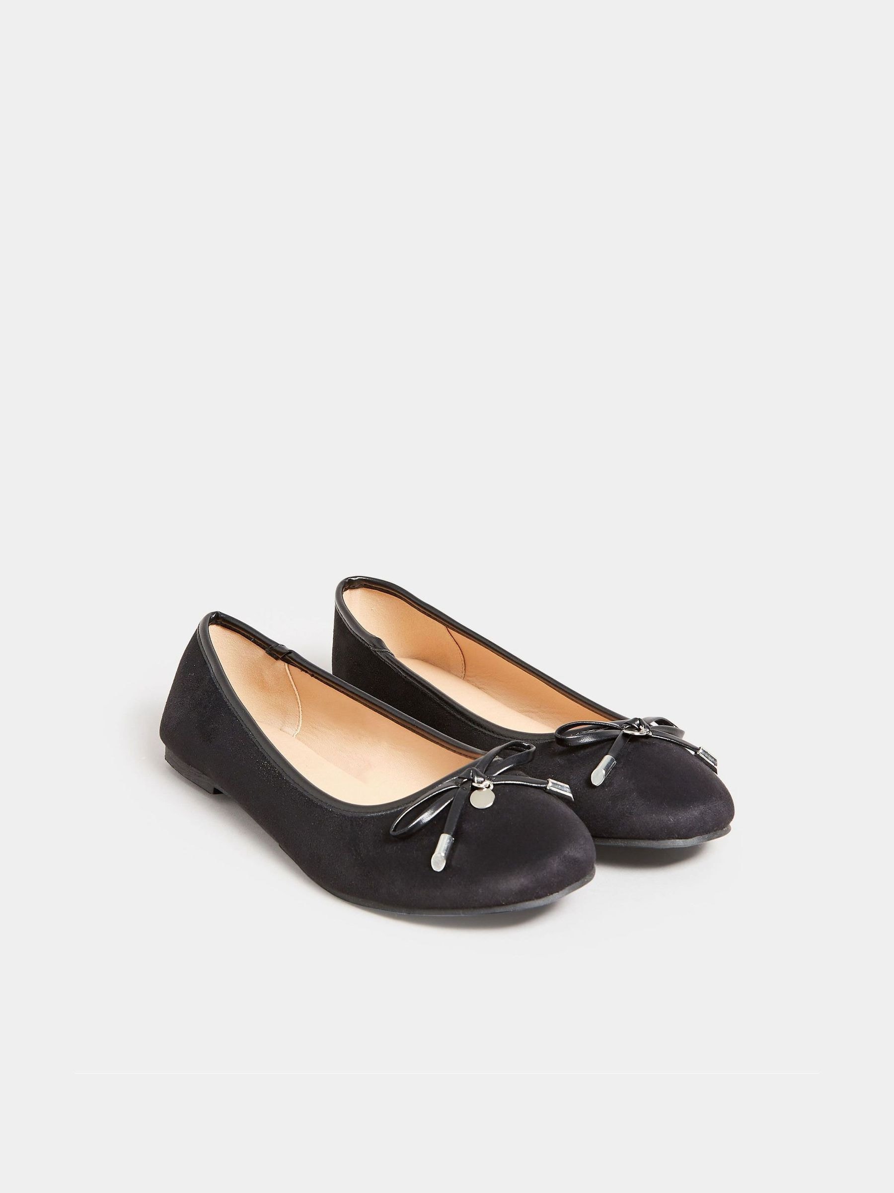 Long Tall Sally Women's Black Ballerina Pumps In Size 9 - Image 3