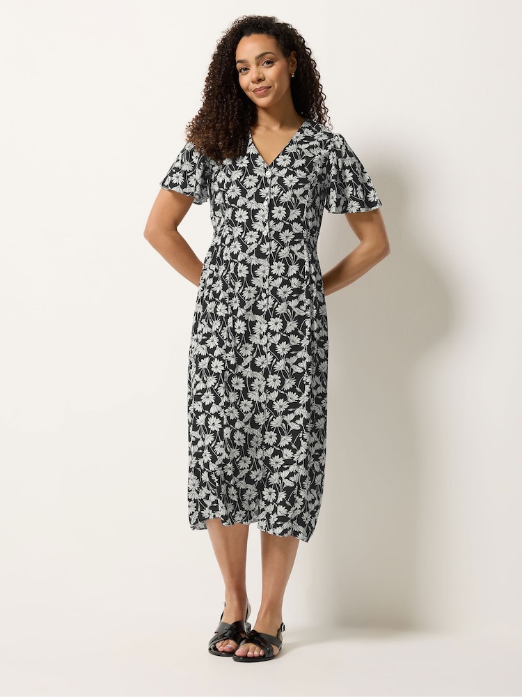 M&Co Black Midi Tea Dress - Image 2 of 5