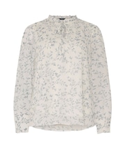 M&Co White Tie Neck Blouse - Image 5 of 5