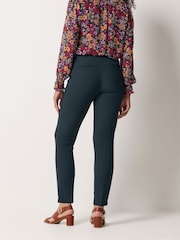 M&Co Blue Pintuck Tailored Trousers - Image 2 of 5