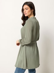 M&Co Green Tunic Shirt Dress - Image 3 of 5