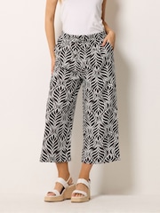 M&Co Brown Printed Culottes - Image 1 of 5