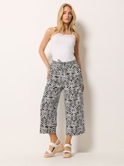 M&Co Brown Printed Culottes - Image 2 of 5