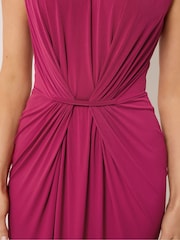 Long Tall Sally Pink Sleeveless Split Midaxi Dress - Image 4 of 5