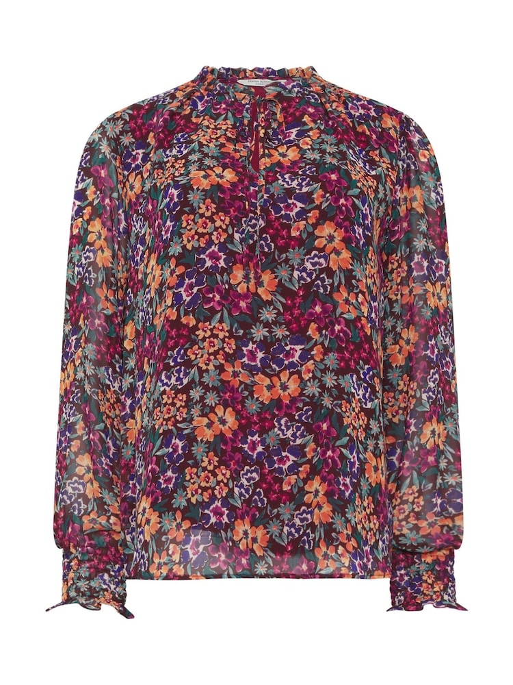 M&Co Pink Tie Neck Blouse - Image 5 of 5