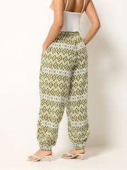PixieGirl Petite Green Hareem Trousers - Image 3 of 5