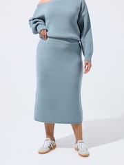 Yours Curve Limited Knitted Skirt - 圖片 1/5