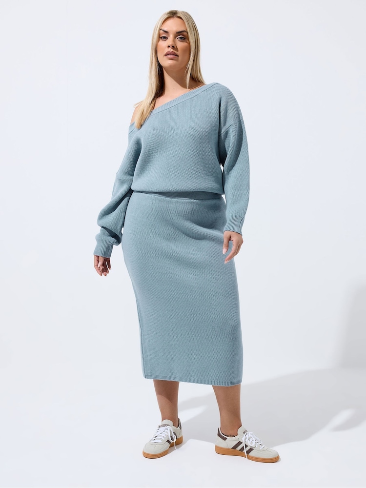 Yours Curve Limited Knitted Skirt - 圖片 2/5