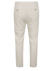 BadRhino Big & Tall Natural Linen Blend Suit Trousers - Image 4 of 4