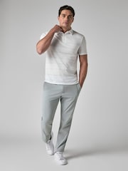 Callaway Golf White Jacquard Polo Shirt - Image 1 of 4