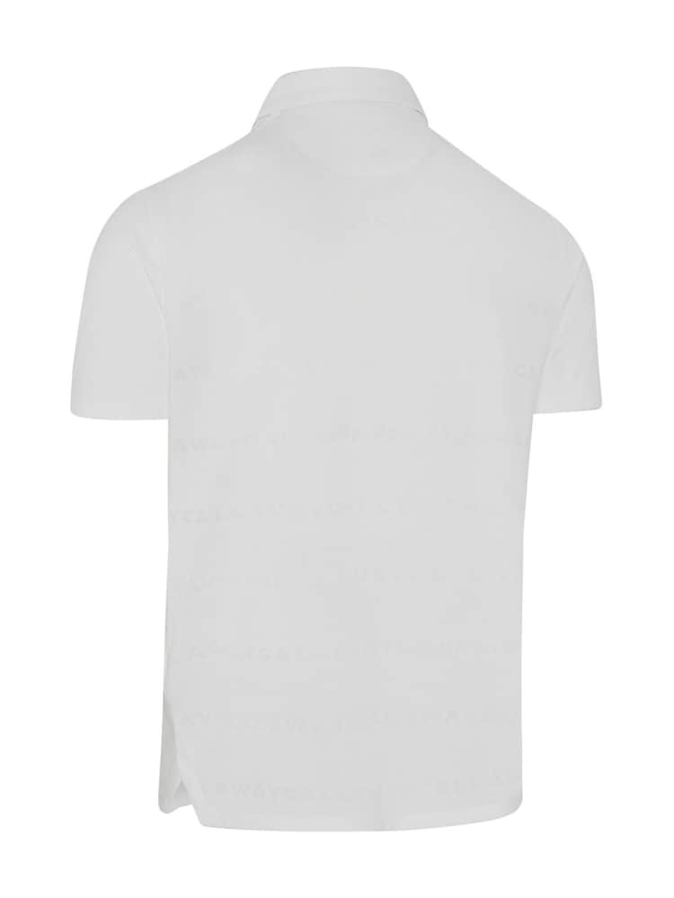 Callaway Golf White Jacquard Polo Shirt - Image 4 of 4 Callaway Golf White Jacquard Polo Shirt - Image 4 of 4