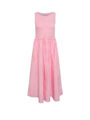 PixieGirl Petite Pink Ruffle Detail Midi Dress - Image 5 of 5