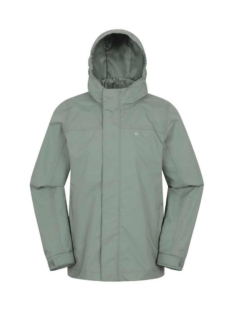 Mountain Warehouse Green Solar Kids Waterproof Jacket - Image 1 of 5