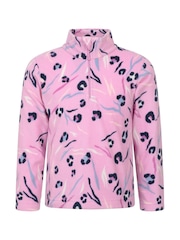 Mountain Warehouse Pale Pink Endeavour Printed Half-Zip Fleece - Image 1 of 4