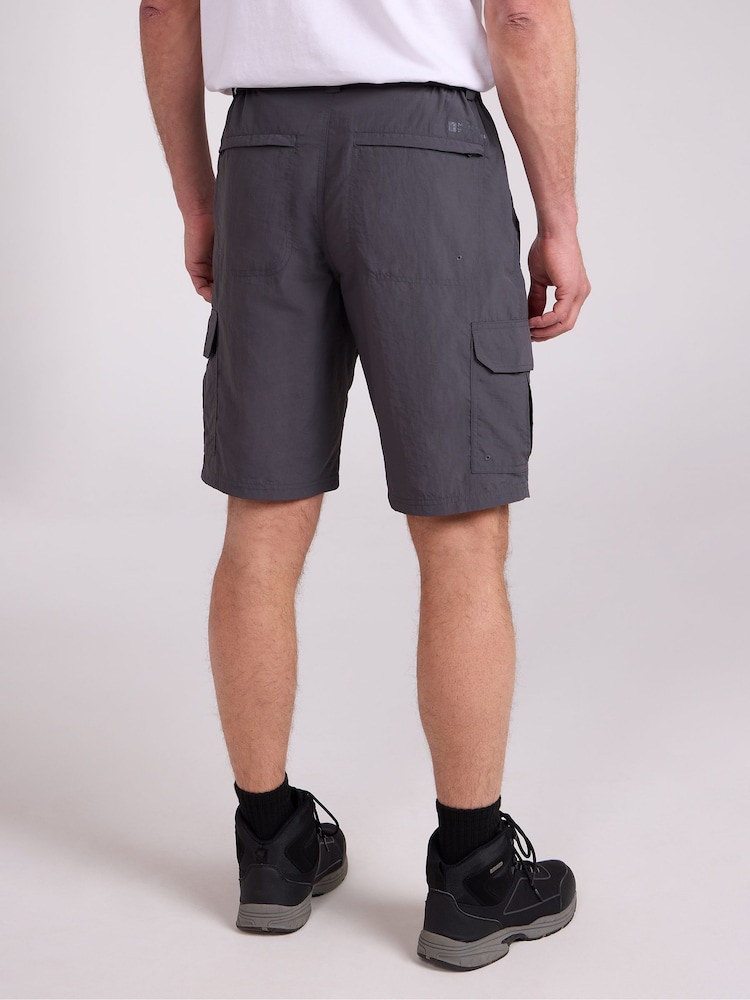Mountain Warehouse Grey Explore Quick Drying Shorts - Image 2 of 4 Mountain Warehouse Grey Explore Quick Drying Shorts - Image 2 of 4