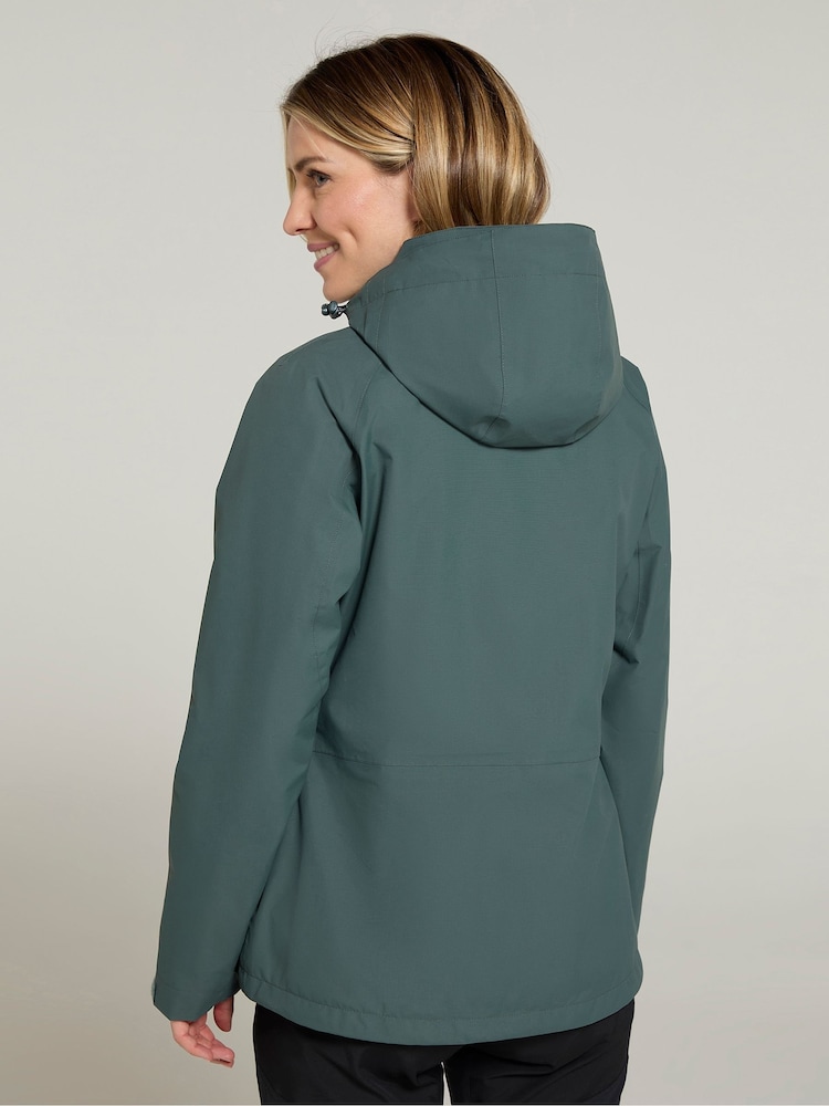 Mountain Warehouse Green Thunderstorm II 3-in-1 Waterproof Jacket - Image 4 of 4 Mountain Warehouse Green Thunderstorm II 3-in-1 Waterproof Jacket - Image 4 of 4