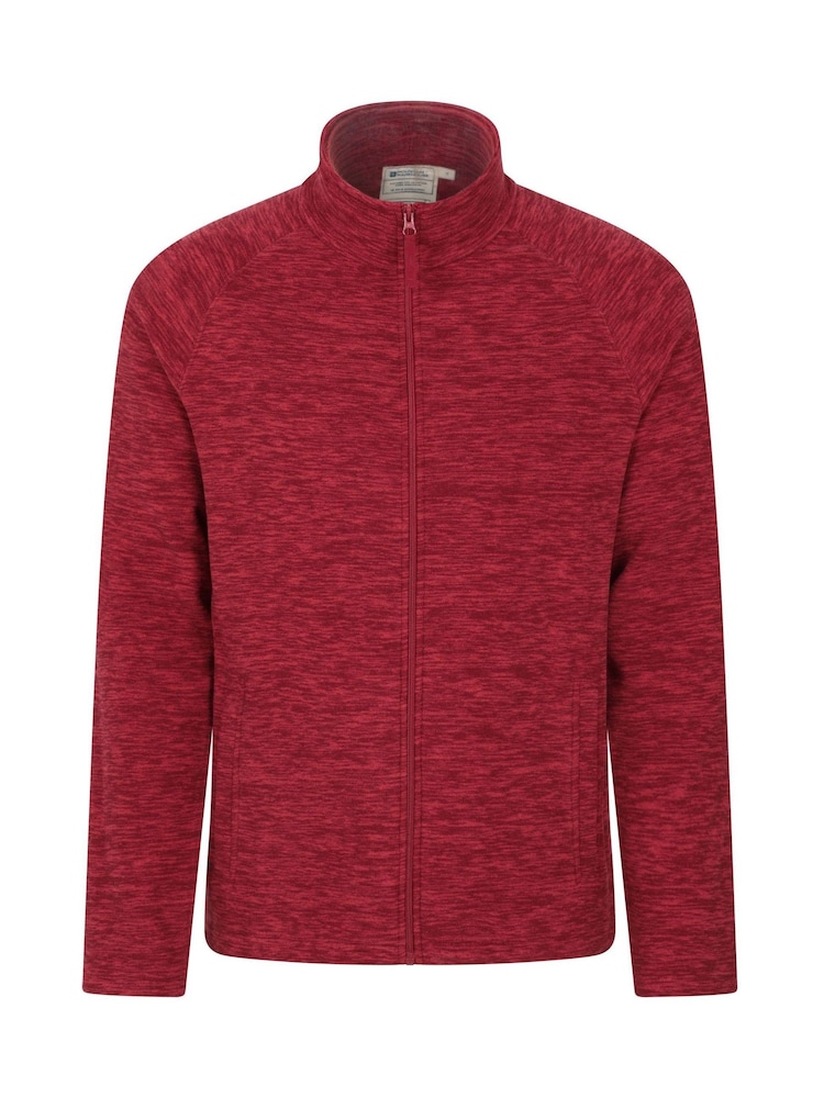 Mountain Warehouse Red Mens Snowdon II Full-Zip Fleece Jacket - Image 1 of 6 Mountain Warehouse Red Mens Snowdon II Full-Zip Fleece Jacket - Image 1 of 6