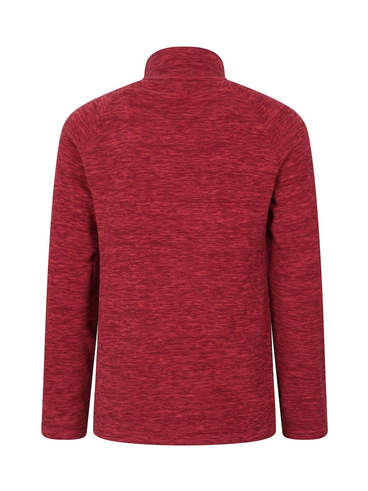 Mountain Warehouse Red Mens Snowdon II Full-Zip Fleece Jacket - Image 2 of 6 Mountain Warehouse Red Mens Snowdon II Full-Zip Fleece Jacket - Image 2 of 6